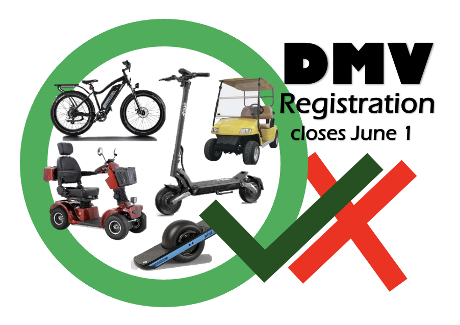 DMV Registration closes June 1! - Cover Image
